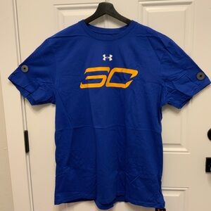 Under Armour Steph Curry Blue Graphic Men's Shirt